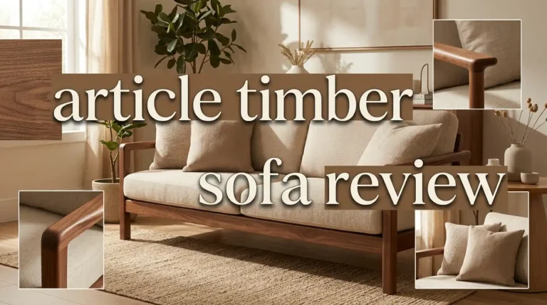 Timber Sofa Review: Best Selling Wooden Frame Sofa Worth It?