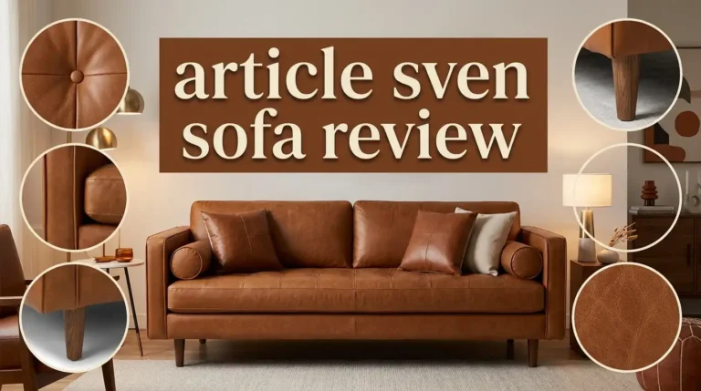 Sven Sofa Review: Mid Century Leather Sofa Worth It?