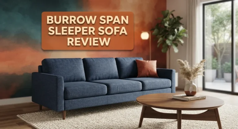 Burrow Span Sleeper Sofa Review: Design, Comfort & Convertibility
