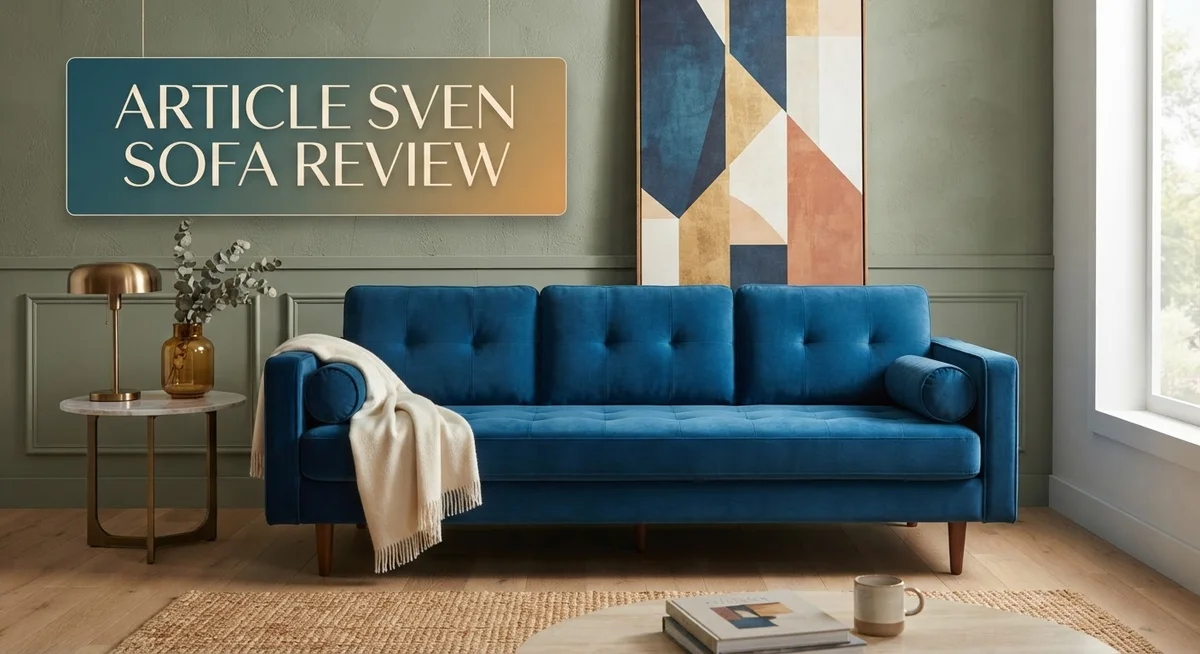 Article Sven Sofa Review: Mid-Century Modern Design, Leather & Fabric Options