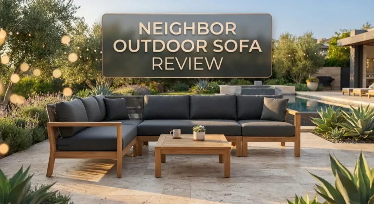 Neighbor Outdoor Sofa Review: Premium Teak Furniture for Modern Patios
