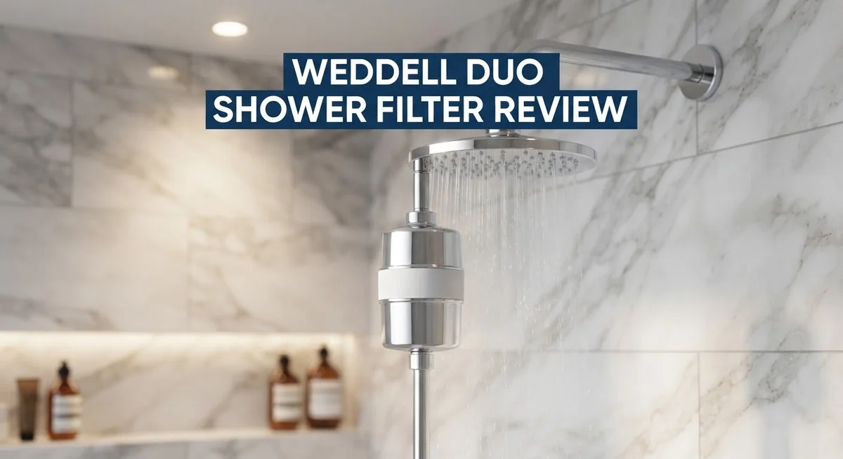 Weddell Duo Shower Filter Review: NSF Certified Chlorine and PFAS Removal